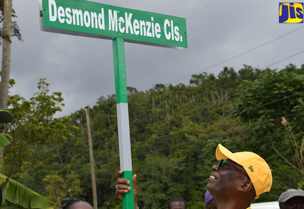 Road in Manchester Renamed Desmond Mckenzie Close