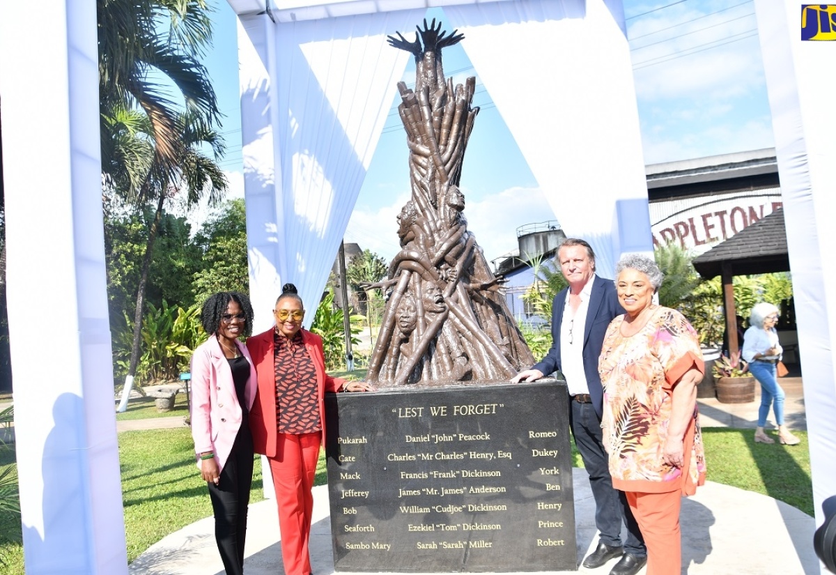Commemorative Monument Unveiled at Appleton Estate