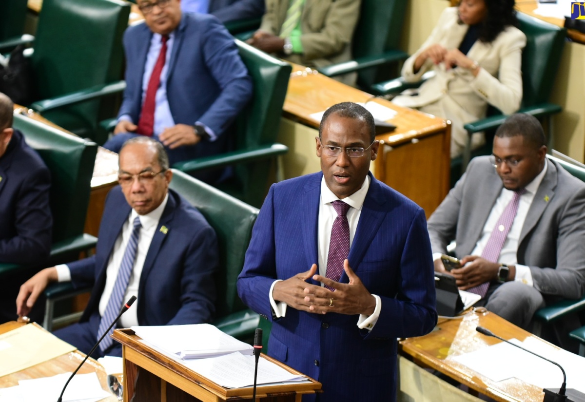 Minister of Finance and the Public Service, Dr. the Hon. Nigel Clarke, opens the Budget Debate in the House of Representatives on Tuesday (March 7). 