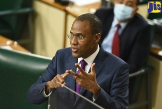 Minister of Finance and the Public Service, Dr. the Hon. Nigel Clarke.