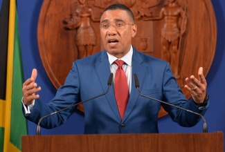 Prime Minister, the Most Hon. Andrew Holness.