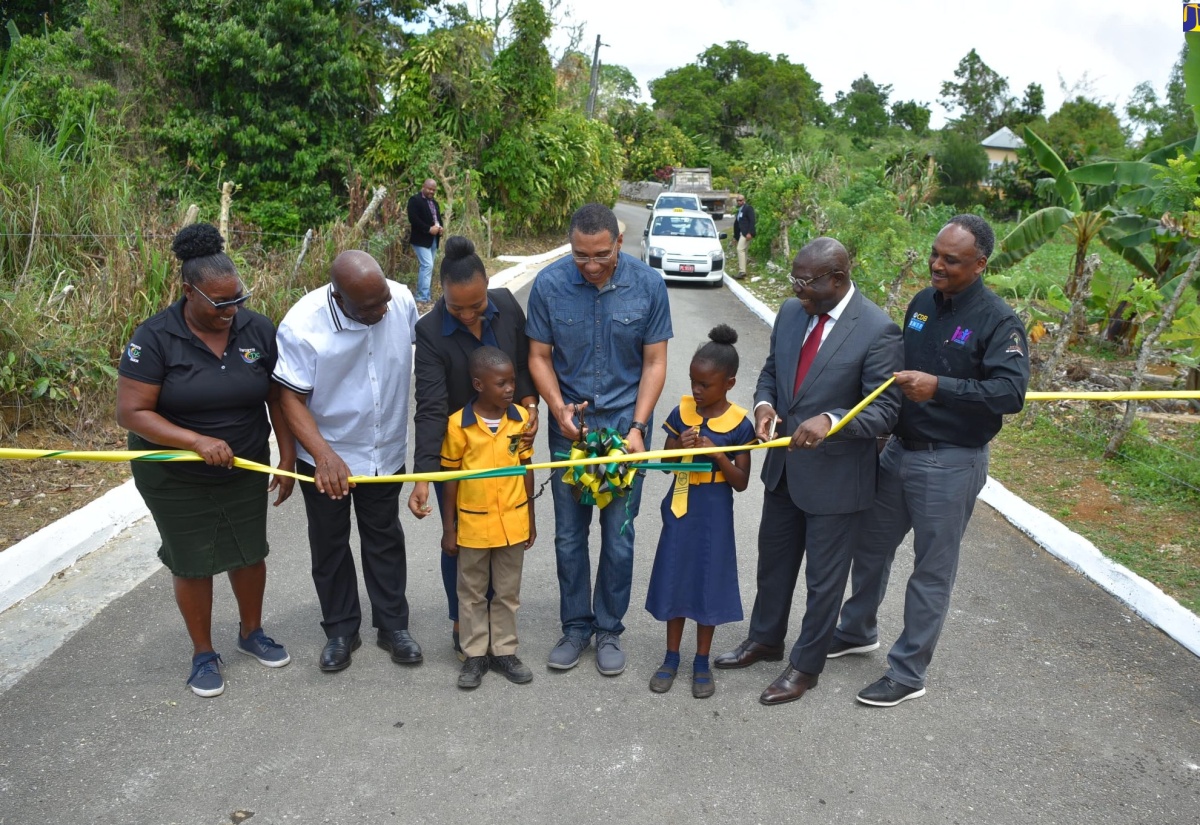 Upgraded Epworth Feeder Road in St. Ann Officially Opened