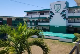 The Morant Bay High School, which was the St. Thomas Municipal Corporation’s parish project for Labour Day, on Tuesday (May 23).