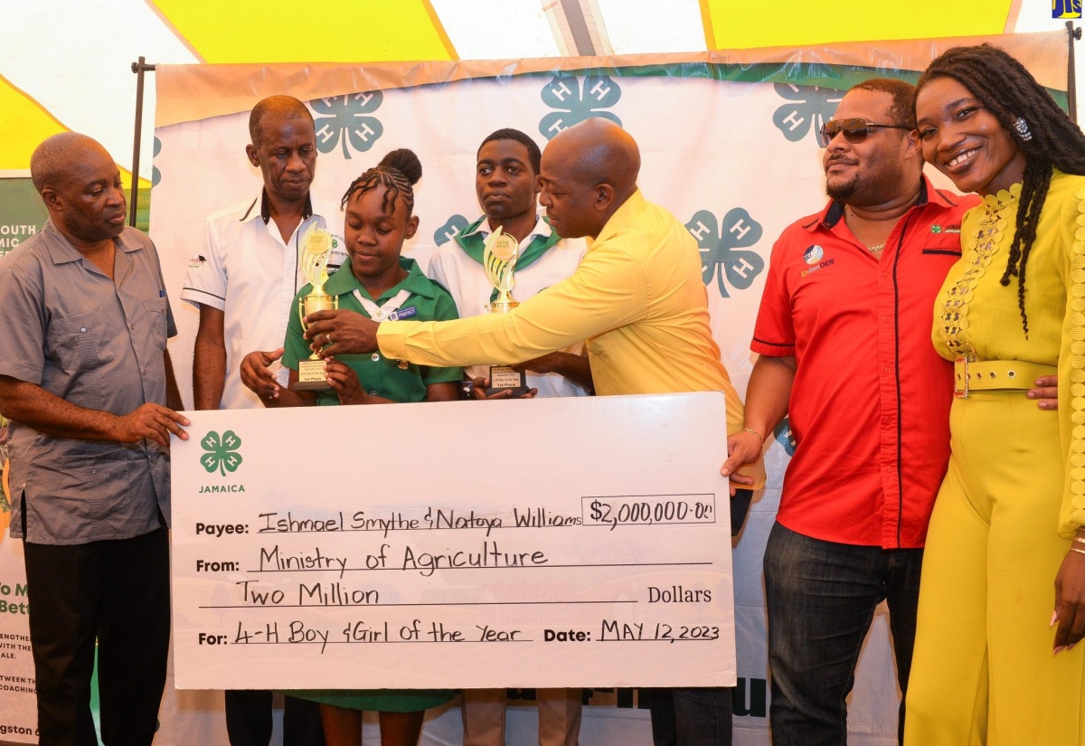 Agriculture Minister Commends Jamaica 4-H Clubs for Championing Youth in Agriculture