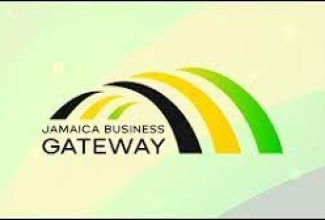 Official logo of the Jamaica Business Gateway. 