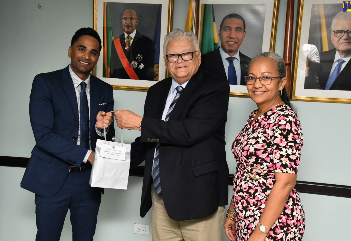 PHOTOS: Minister Samuda Meets with Newly Appointed IDB General Manager