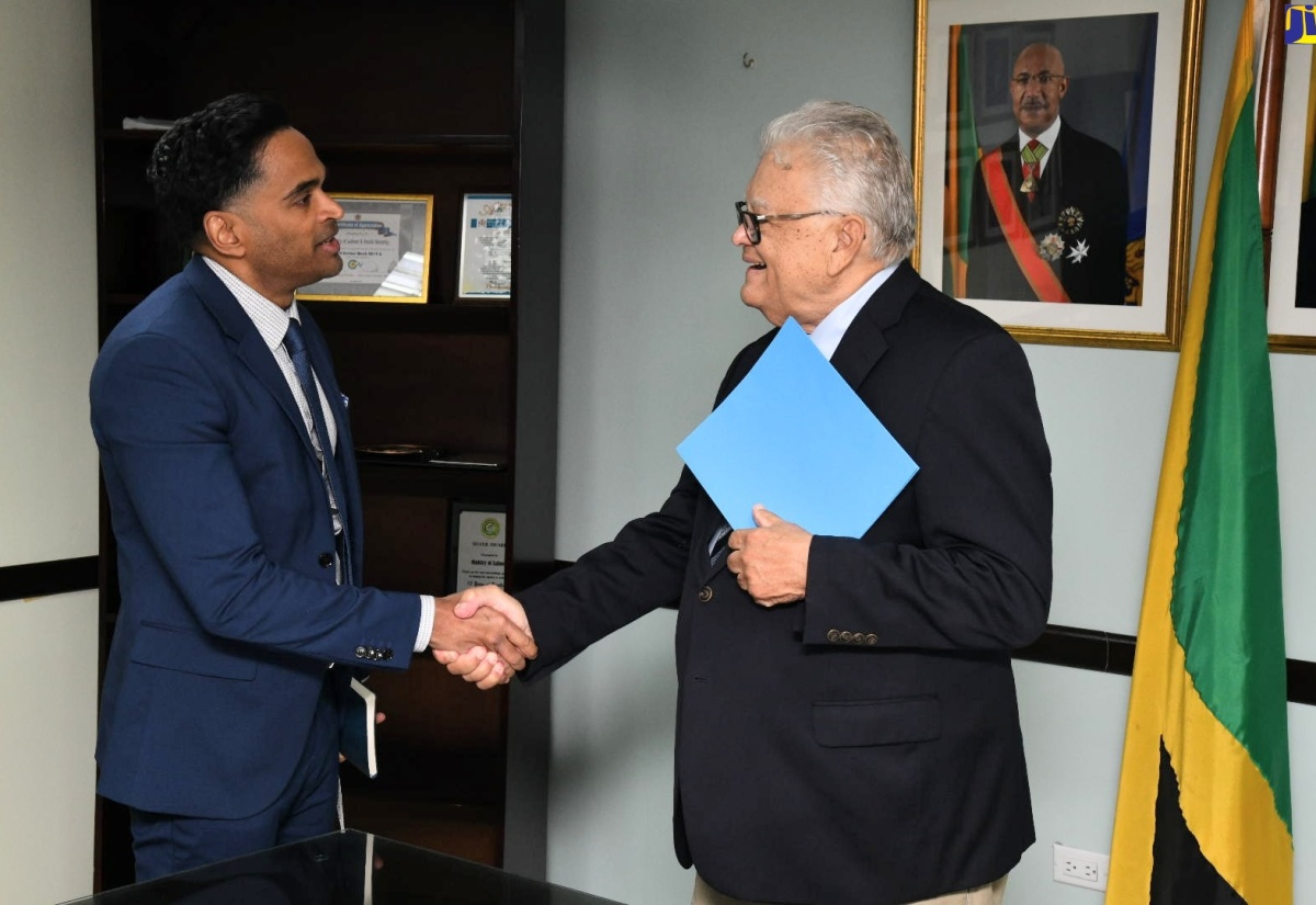 PHOTOS: Minister Samuda Meets with Newly Appointed IDB General Manager