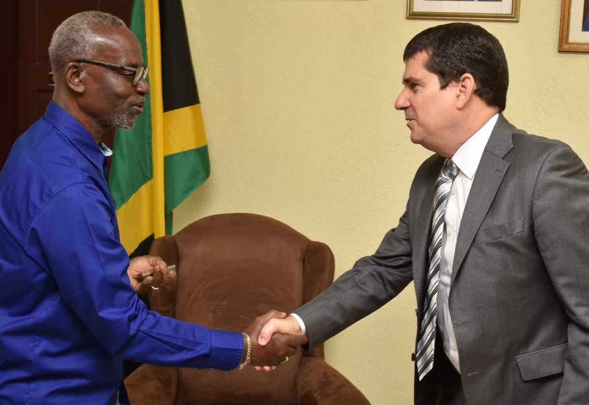 PHOTOS: Minister Desmond McKenzie Receives Courtesy Call from Cuba’s Ambassador