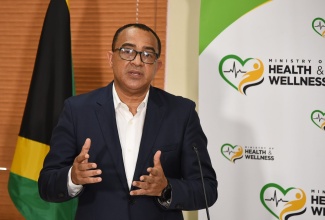 Minister of Health and Wellness, Dr. the Hon. Christopher Tufton.