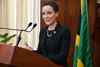 Minister of Foreign Affairs and Foreign Trade, Senator the Hon. Kamina Johnson Smith.