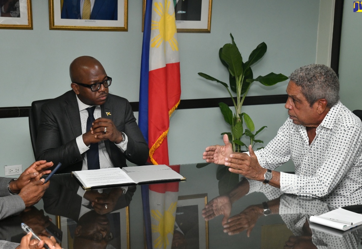 PHOTOS: Minister Charles Receives Courtesy Call from Honorary Consul for the Republic of the Phillipines