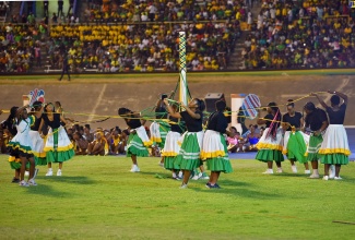 The traditional maypole dance is performed at the Independence Grand Gala, held on Sunday (August 6), at the National Stadium in St. Andrew.