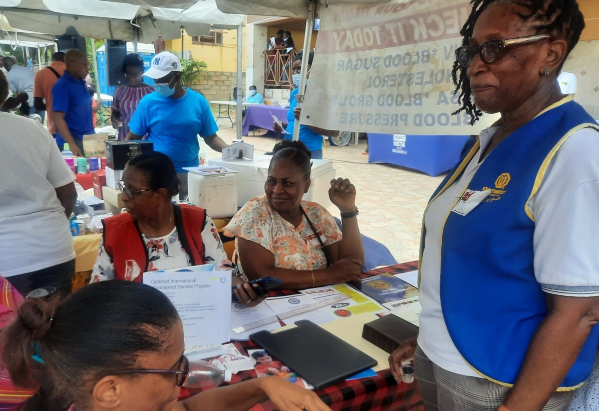Persons in St. Catherine Benefit from Health Fair