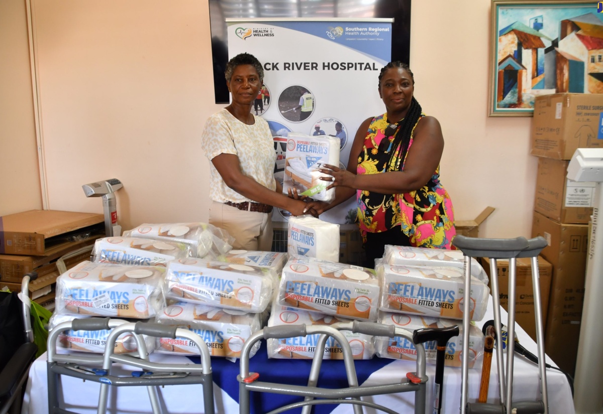 PEP Donates Medical Equipment and Supplies Valued US$6,000 to Black River Hospital