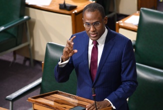 Minister of Finance and the Public Service, Dr. the Hon. Nigel Clarke, tables the Second Supplementary Estimates for fiscal year 2023/24 in the House of Representatives on Tuesday (July 18).