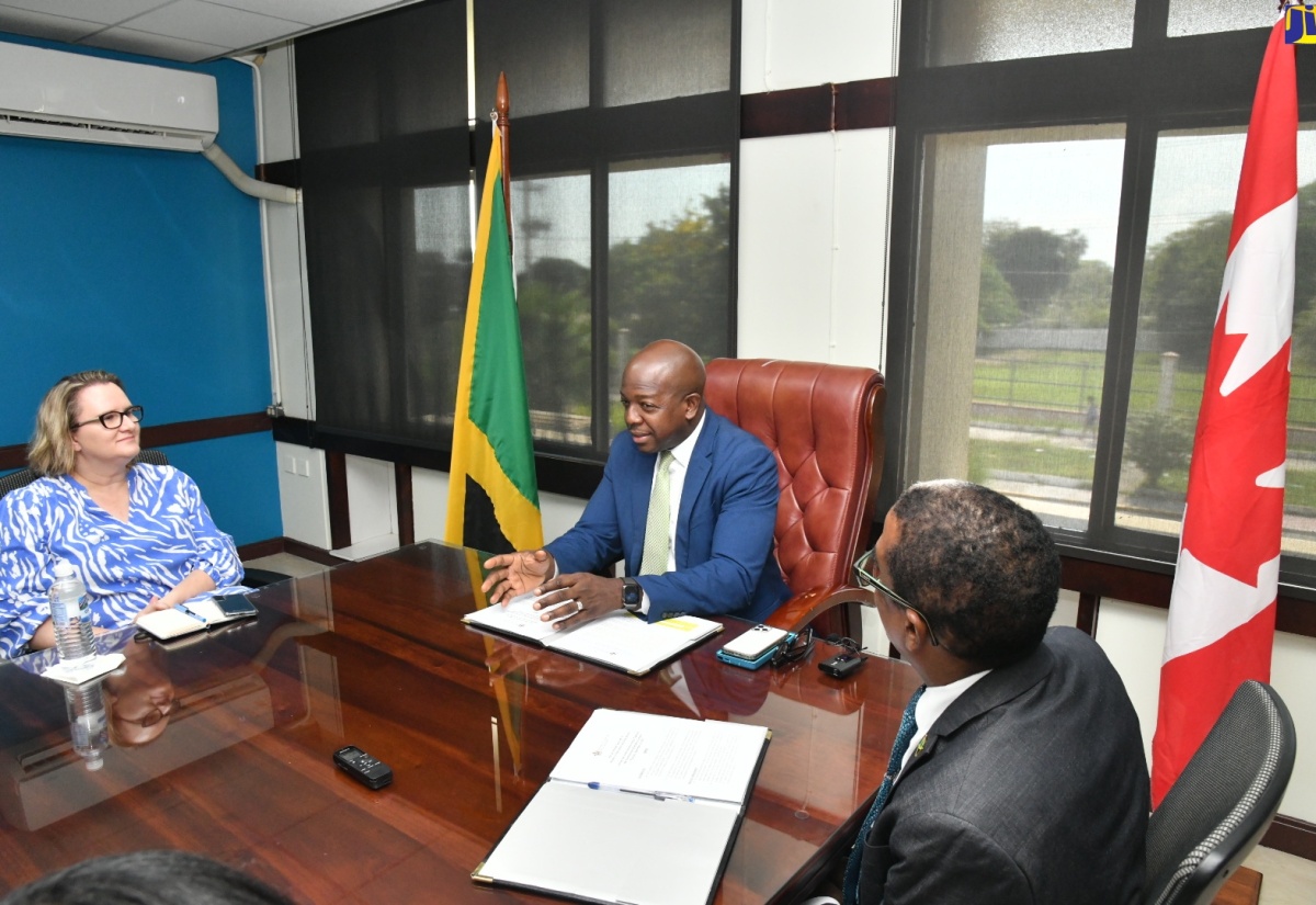 PHOTOS: Minister Charles Jr. Meets with Canadian High Commissioner