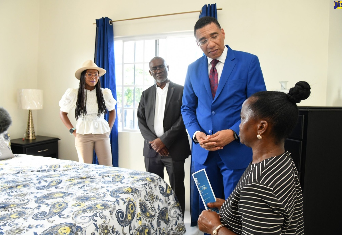 PM Hands Over 77 Housing Solutions in Trelawny