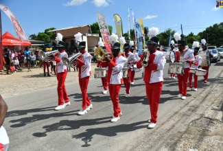 A marching band entertains patrons during the 16th staging of the Lauriston/Thompson Pen Community 4-H Club’s stew festival, held on November 5, 2022.

