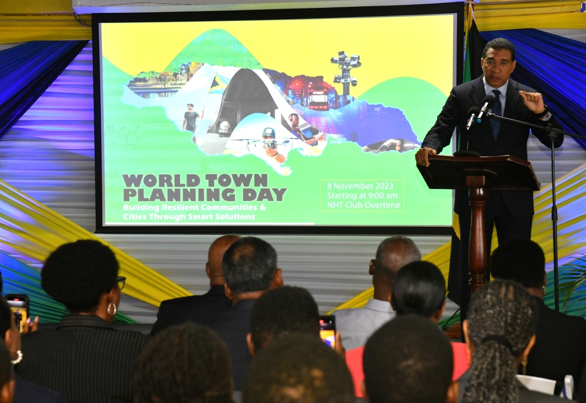 PHOTOS: Prime Minister Holness Attends World Town Planning Day Symposium