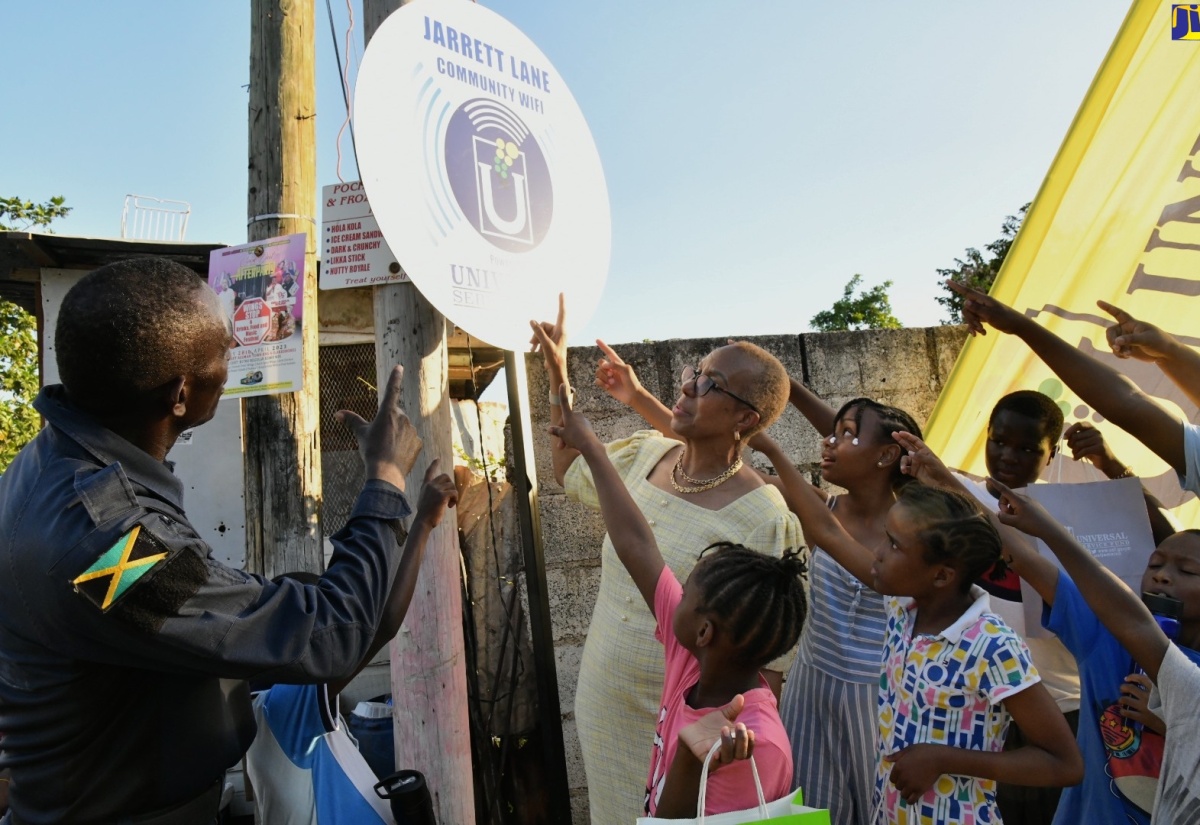 Minister Fayval Williams Attends USF Community WiFi Launch at Jarrett Lane (Captioned Photos)