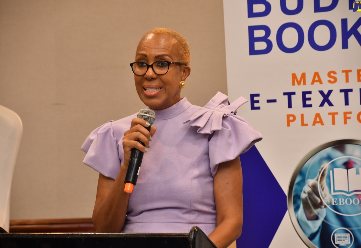 Minister of Education and Youth, Hon. Fayval Williams.


