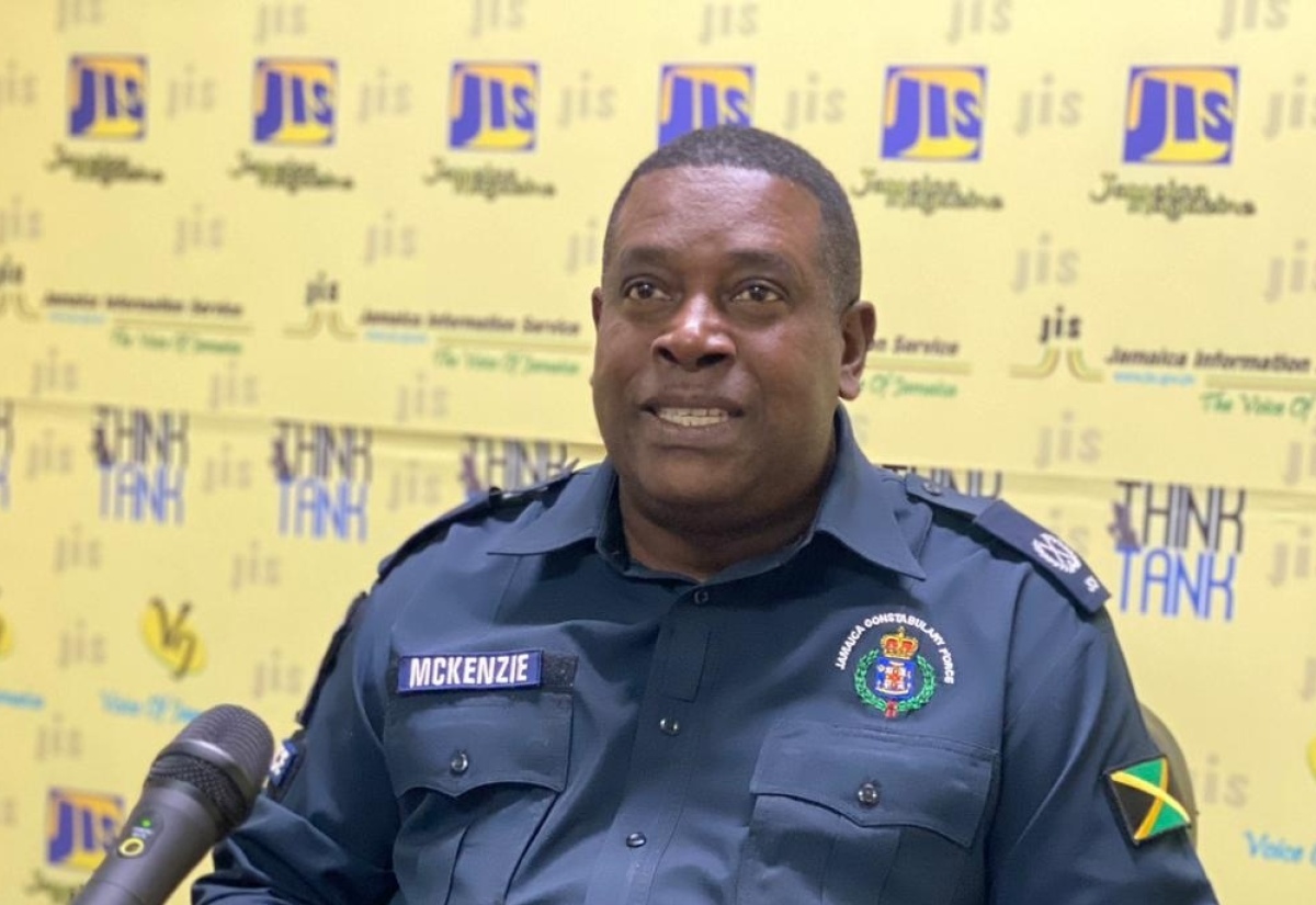 Head of the Public Safety and Traffic Enforcement Branch (PSTEB), Assistant Commissioner of Police (ACP) Gary McKenzie, speaking during a recent Jamaica Information Service (JIS) ‘Think Tank’.

