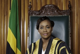 Speaker of the House of Representatives, the Most Hon. Juliet Holness.

