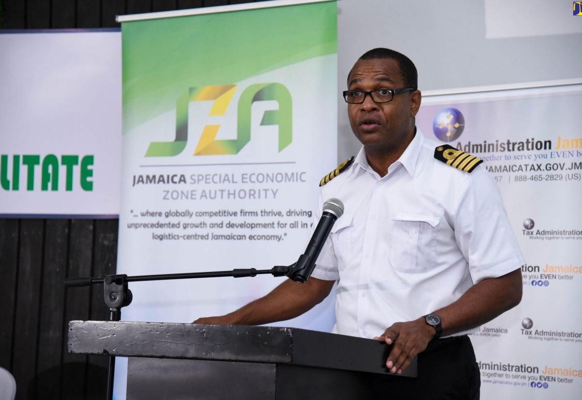 Manager, Berth XI Operations, Jamaica Customs Agency, Lieutenant Colonel Everton Morgan.

