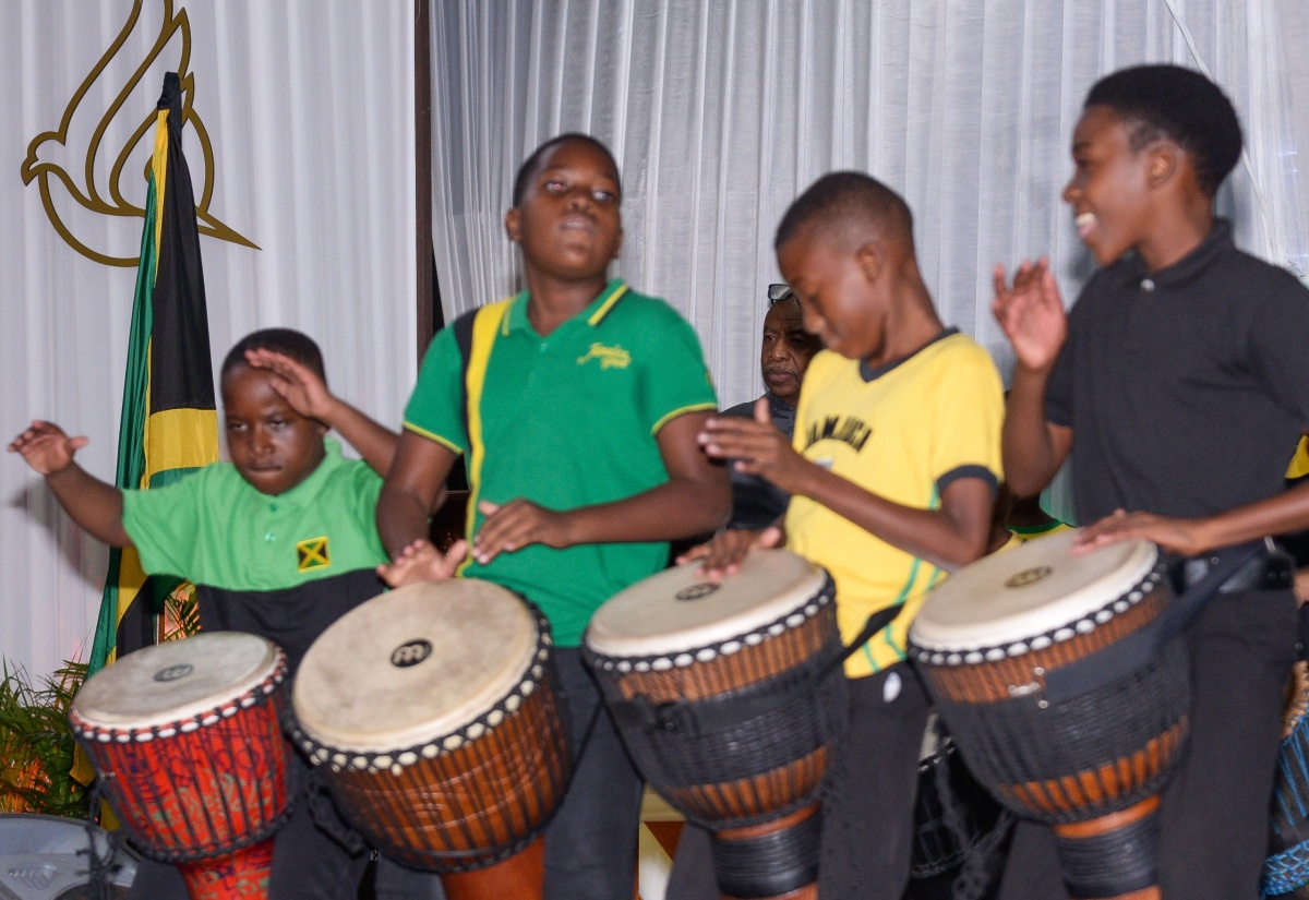 Ardenne Lightning Drummers perform at the Reggae Month 2024 Church Service and launch held on Sunday (January 28) at Fellowship Tabernacle, 2 Fairfield Avenue, Kingston 20. The Service was the first activity for Reggae Month, which will be observed in February under the theme, ‘Come ketch di RIDDIM’.

