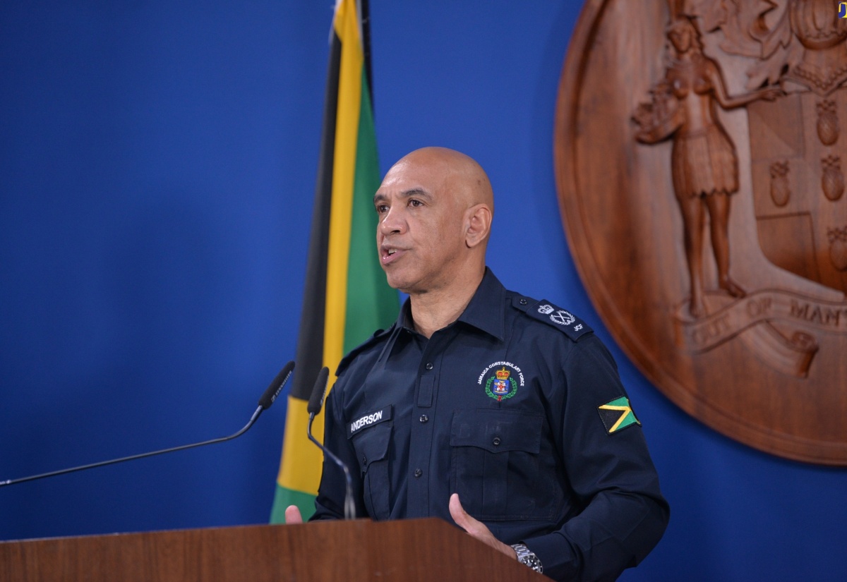 Police Commissioner, Major General Antony Anderson.

