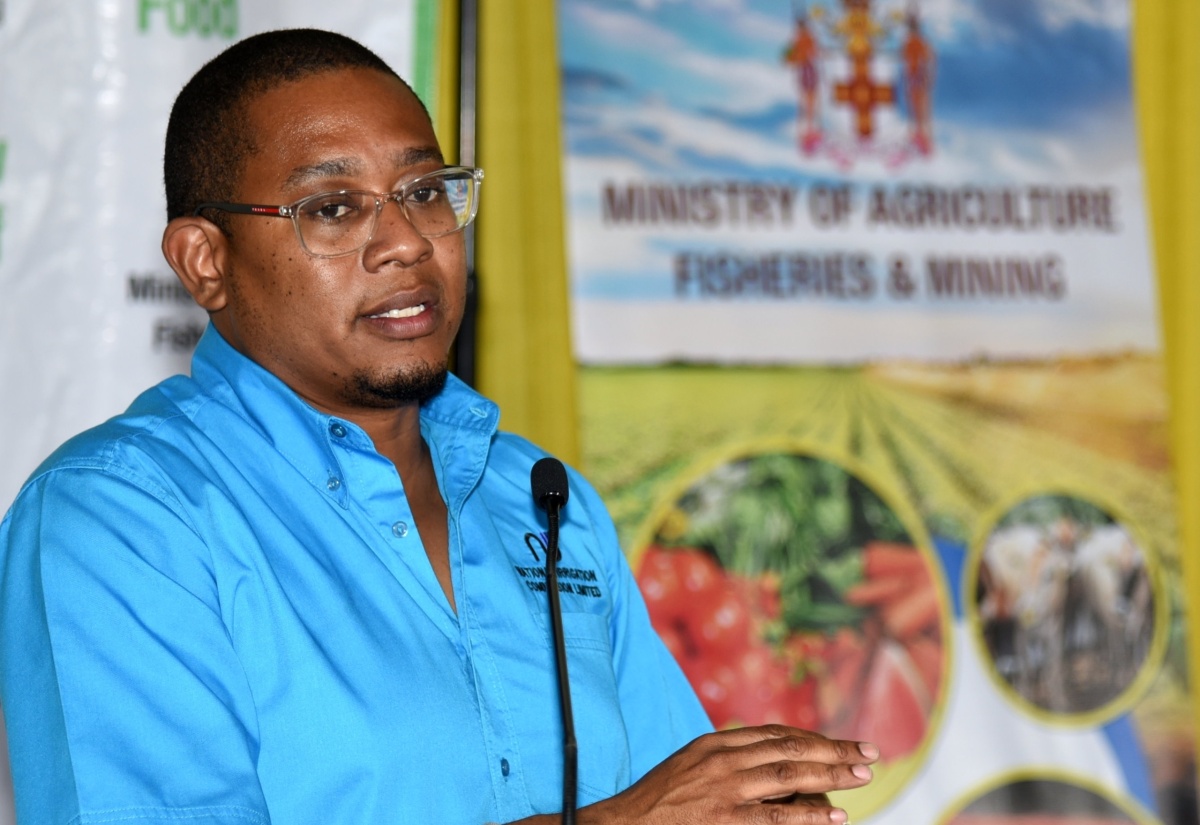 Minister of Agriculture , Fisheries and Mining, Hon. Floyd Green. 