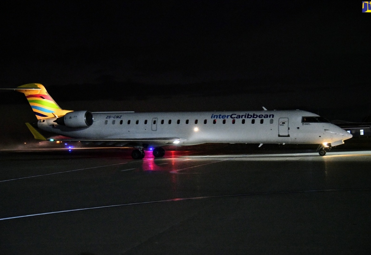 The inaugural InterCaribbean Airways flight from Bridgetown, Barbados, touched down at the Norman Manley International Airport in Kingston on Tuesday night (February 6). Bridgetown, the Southern Caribbean hub for InterCaribbean, will operate non-stop flights to Kingston on Mondays, Wednesdays, and Fridays, with return flights on Tuesdays, Thursdays, and Saturdays.

