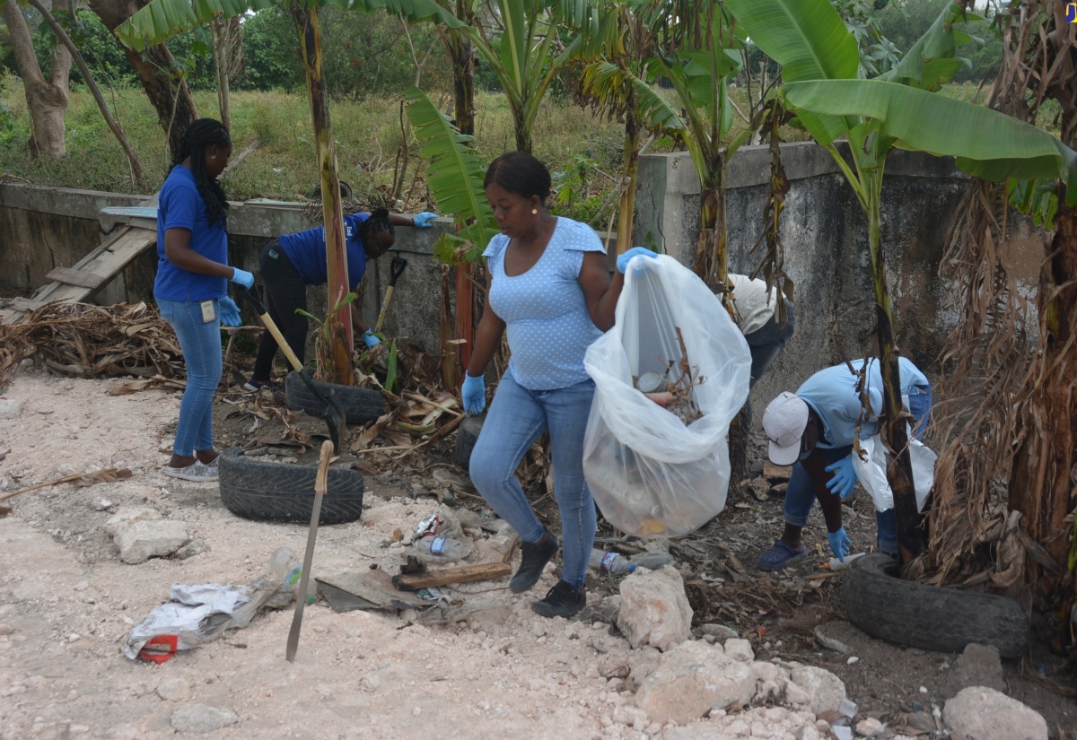 WPM Waste Management Limited Undertakes Beautification in Cooper’s Pen, Trelawny