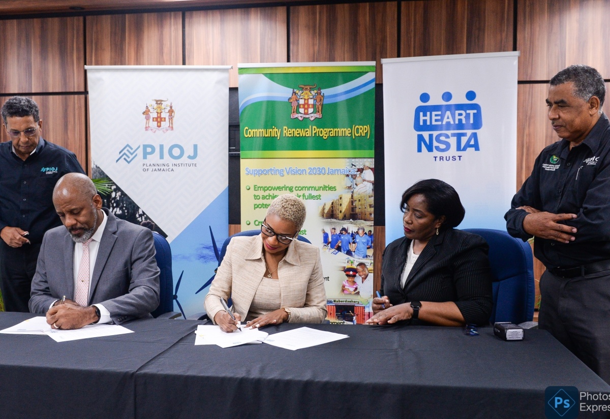 HEART/NSTA Trust and PIOJ Sign MoU to Empower Residents in Several Communities