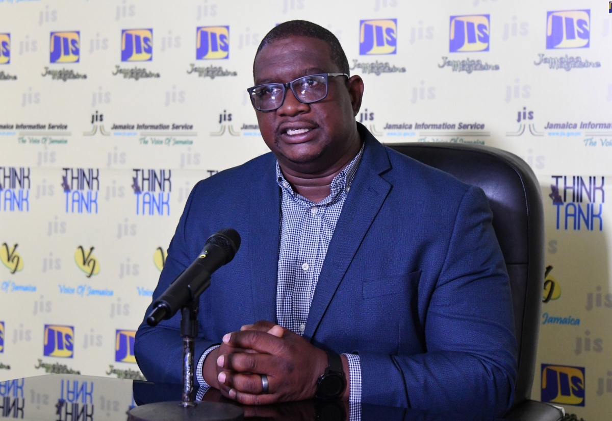 Director General of the Hazardous Substances Regulatory Authority (HSRA), Dr. Cliff Riley, addresses a JIS Think Tank on Wednesday, February 7. 

