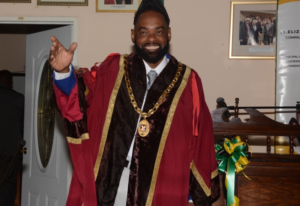 New Mayor of Black River and Chairman of the St. Elizabeth Municipal Corporation, Councillor Richard Solomon.

