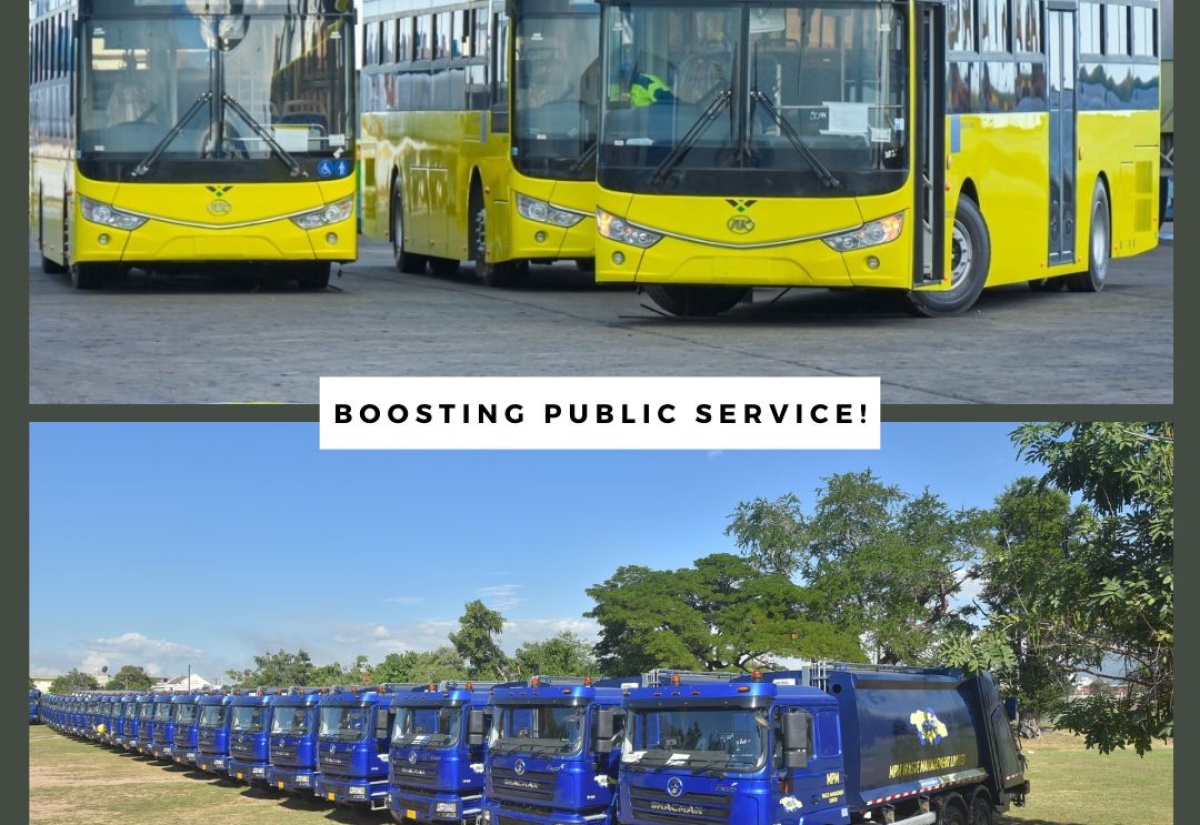 GOJ Public Investment Programme – Buses and Garbage Trucks