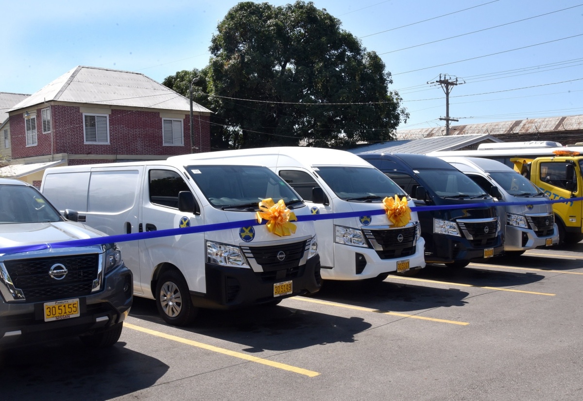 Twelve new motor vehicles valued at approximately $97.5 million, have been commissioned into service to enhance the service delivery of the Department of Correctional Services (DCS). The ceremony held on April 19 at the Tower Street Adult Correctional Centre in Kingston. 