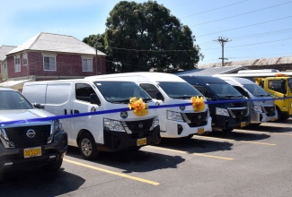 Twelve new motor vehicles valued at approximately $97.5 million, have been commissioned into service to enhance the service delivery of the Department of Correctional Services (DCS). The ceremony held on April 19 at the Tower Street Adult Correctional Centre in Kingston. 
