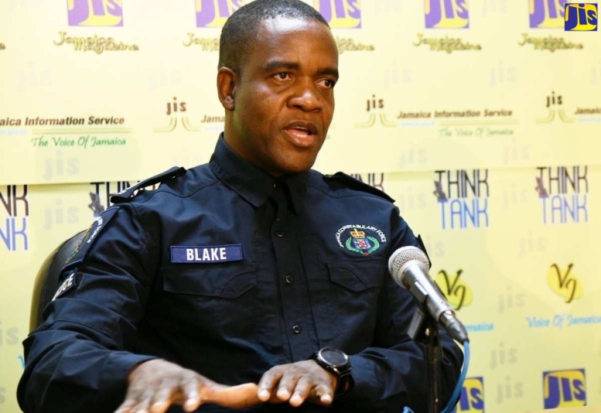 Commissioner of Police, Dr. Kevin Blake.
