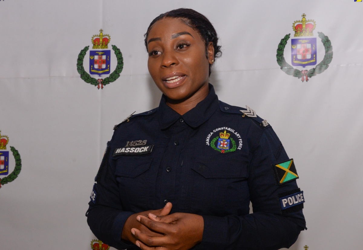 Head of the Special Projects Department at the National Police College of Jamaica, at Twickenham Park, St. Catherine, Sergeant Shermaine Hassock, speaks to JIS News in an interview.