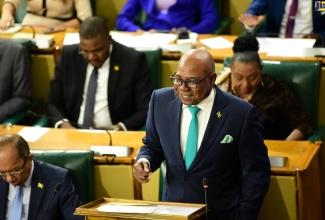 Minister of Tourism, Hon. Edmund Bartlett, opens the 2024/25 Sectoral Debate  in the House of Representatives on April 30

