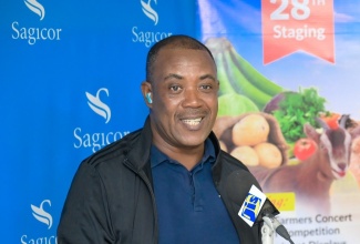 Jamaica 4-H Clubs Executive Director,  Peter Thompson, delivers remarks at the launch of ‘Agrofest 2024’ at the Rural Agricultural Development Authority (RADA) St. Andrew Parish Office on Friday (May 3). 