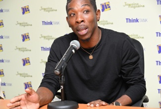 Jamaican actor, Cornelus Orlando Grant, gives his support to the Black River Film Festival (BRFF), while addressing a recent Think Tank at the Jamaica Information Service Montego Bay Regional Office in St. James.