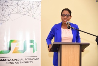 Chief Executive Officer of the Jamaica Special Economic Zone Authority (JSEZA), Kelli-Dawn Hamilton.