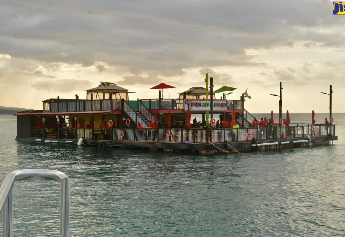 The new US$1 million Poko Loko floating bar in Ocho Rios, St. Ann, which opened on June 16.