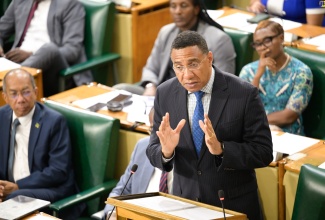 Prime Minister, the Most Hon. Andrew Holness, makes a statement to the House of Representatives on Tuesday (July 9).

