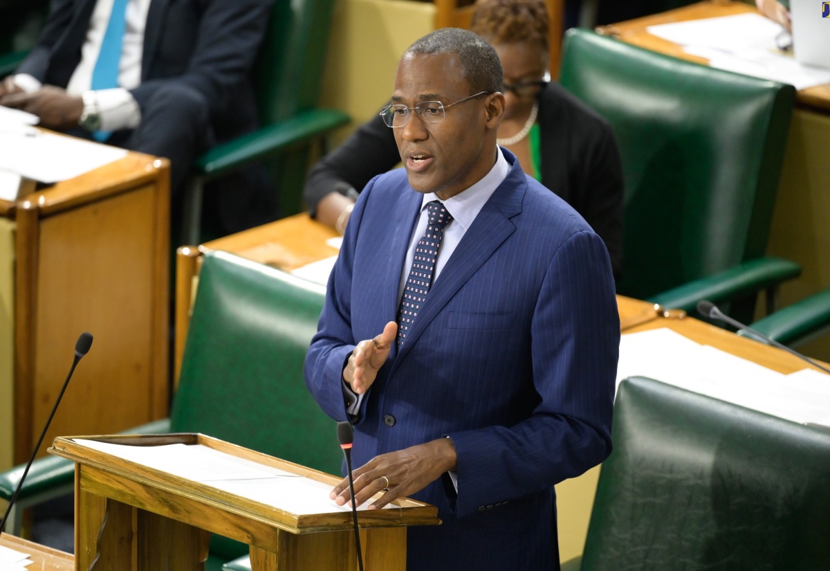 Minister of Finance and the Public Service, Dr. the Hon. Nigel Clarke, makes a Statement in the House of Representatives on Tuesday (July 23).

