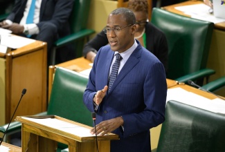 Minister of Finance and the Public Service, Dr. the Hon. Nigel Clarke, makes a Statement in the House of Representatives on Tuesday (July 23).


