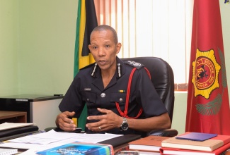 Commissioner, Jamaica Fire brigade (JFB), Stewart Beckford.

